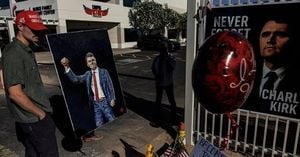 Trump Hails Charlie Kirk As Martyr At Arizona Memorial
