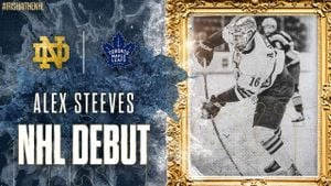 Alex Steeves Shines With NHL Debut