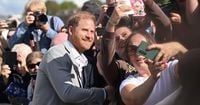 Prince Harry returns to Nottingham on UK visit - as it happened