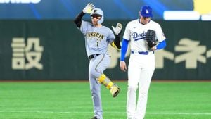 Hanshin Tigers Defeat Dodgers 3-0 With Stellar Performance