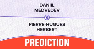 Daniil Medvedev Dominates Pierre-Hugues Herbert At Marseille