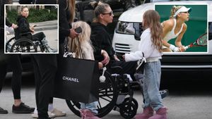 Anna Kournikova Seen In Wheelchair Amid Health Concerns