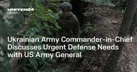 Ukrainian Army Commander-in-Chief Discusses Urgent Defense Needs with US Army General