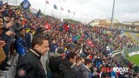 Maxischermo all'Arena Garibaldi per seguire Bari - Pisa