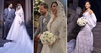 Así fue la lujosa boda de Aleida Núñez y su novio francés; tuvo tres vestidos de novia (FOTOS)