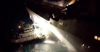 Fire on U.S. warship in Japan leaves two sailors with minor injuries