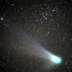 Comet NEAT and the Beehive Cluster