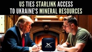 US-Ukraine Starlink Access Dispute Amid Minerals Deal