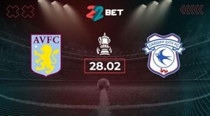 Aston Villa Set To Face Cardiff City In FA Cup Showdown