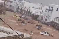 Devastating Floods Hit Greek Island Of Paros, Sweeping Away Cars And Forcing Road Closures
