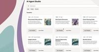 Oracle Introduces AI Agent Studio