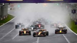 Lando Norris Triumphs At Australian GP Amid Rain, Chaos