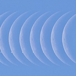 Gündüz Ay'ı Sabah Yıldızıyla Buluşuyor