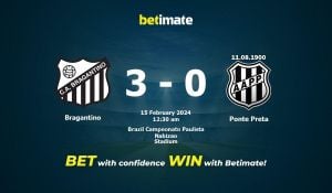 Ponte Preta Battles Bragantino For Playoff Spot