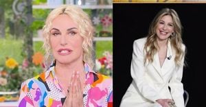 Antonella Clerici Surprises Francesca Fagnani Live On Air