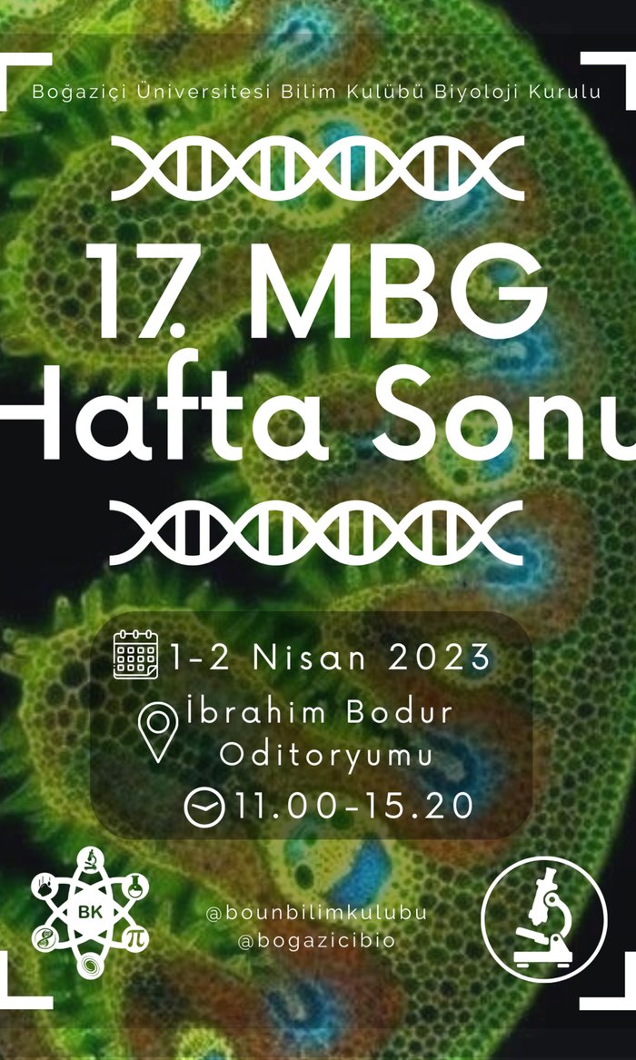 17.Moleküler Biyoloji ve Genetik Hafta Sonu