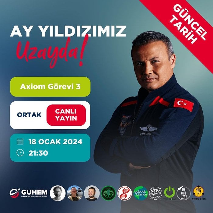 İlk Astronotumuz ALPER GEZERAVCI Uzaya Gidiyor!