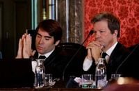 Spain's Prosecutor General Ortiz attends a trial over allegations of leaking confidential information, in Madrid