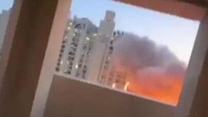 Fire Erupts At Dubai’s Fairmont The Palm Amid Missile Strikes