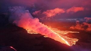 Iceland Volcano Eruption Threatens Blue Lagoon