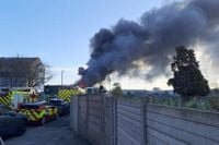 Major incident declared after fire breaks out at warehouse ‘containing fireworks’