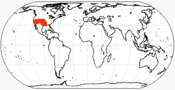 Canis lepophagus’un yaşadığı yerler