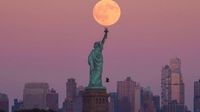 Photos of October's supermoon: A stunning start to a trio of celestial events