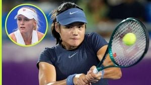 Raducanu Rallies Past Osorio In Rain-Delayed Hobart Battle