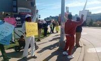 Gundersen workers picket in La Crosse against Medicaid cuts