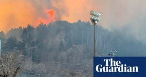 Forest Fire Devastates Ofunato City, Evacuations Continue