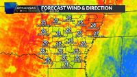 Arkansas Storm Team Forecast:  A Windy Tuesday & Wednesday