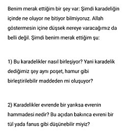 Karadeliklerin birleşme ve oluşma mantığı, hammaddesi nedir?
