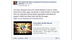 Richard Dawkins Mantık ve Bilim Vakfı, Evrim Ağacı'nı Destekliyor!