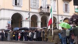Alpini Gathering Kicks Off In Biella With Festive Spirit