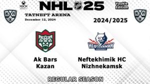 Ak Bars Kazan Hosts Lada Togliatti In KHL Clash