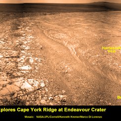 An Unusual Vein of Deposited Rock on Mars