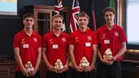 Adelaide United quartet honoured at Parliament House after Young Socceroos' U20 Asian Cup win