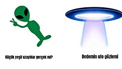Küçük yeşil uzaylılar ve dedemin ufo gözlemi
