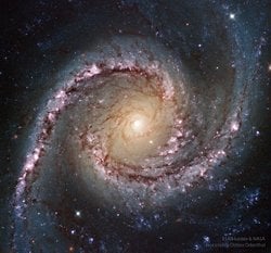 The Spanish Dancer Spiral Galaxy