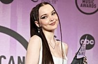 Dove Cameron was 'barefaced' and in a 'big T-shirt' when Damiano David proposed to her