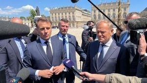 Macron And Tusk Sign Historic Treaty In Nancy