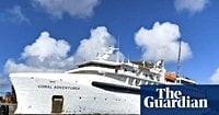 Australian cruise ship investigated after leaving passenger behind runs aground off PNG with 120 people on board