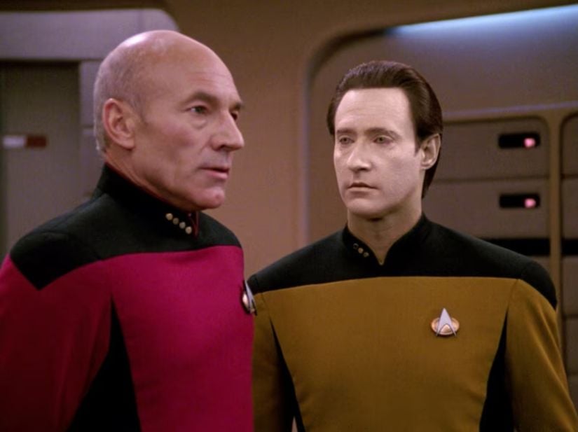 Star Trek, Jean-Luc Picard ve Data.