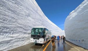 Heavy Snowfall Leads To Road Closures Across Japan