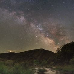  Countryside Mars and Milky Way 