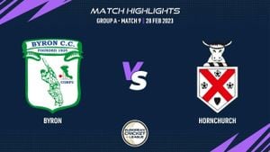 Hornchurch Battles Byron In European T10 Cricket League Clash