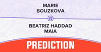 Marie Bouzkova vs Beatriz Haddad Maia Prediction - WTA Monterrey 2025