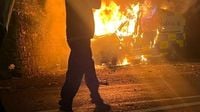 Arrests after violent protest outside Dublin migrant hotel