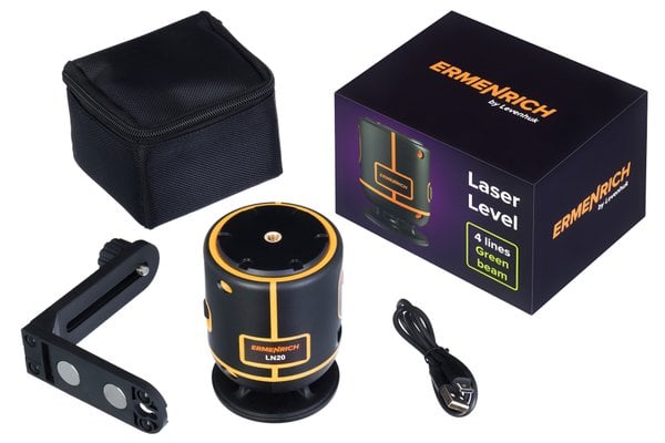 Ermenrich PLUS LN20 Lazer Terazi, siyah