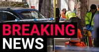 One dead, two injured after van crashes into crowd outside King's College